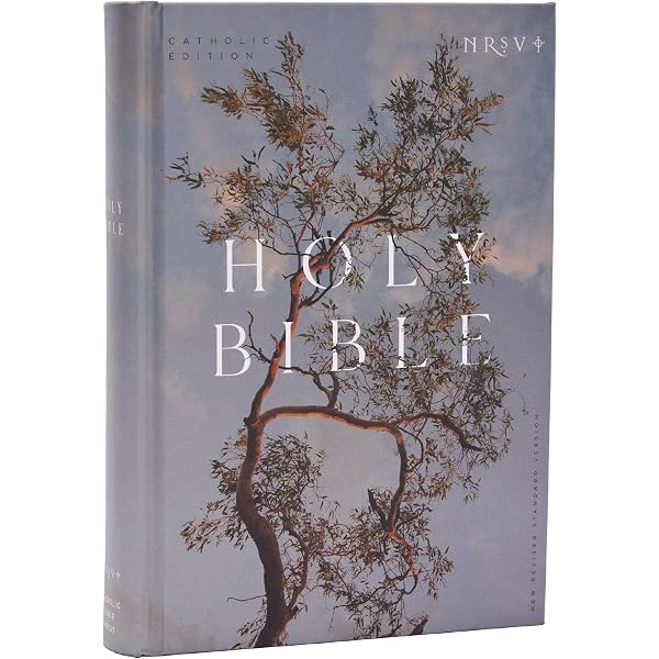 NRSV Catholic Edition Bible, Easter Lily Hardcover (Global Cover